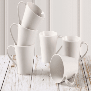 Vajilla Set 6 Mugs Porcelana