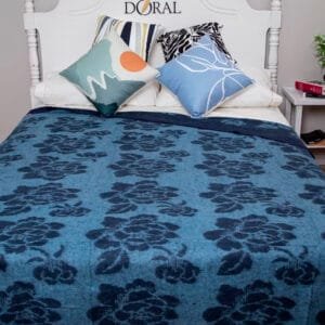 Frazada Campo Lindo King 2.5 Plazas Doral – Azul