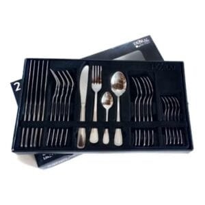 JUEGO CUCHILLERÍA 24 PIEZAS ROYAL PRAGA - 2,0 MM DORAL