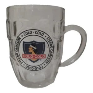 Vaso Cervecero Schopero Vidrio Colo Colo 580ml