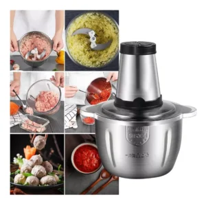 Picadora Moledor 2 Litros Eléctrico De Carnes Y Verduras