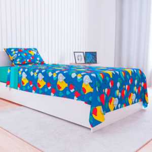 Juego de Sábanas de Polar Infantil Globo Plaza y Media – Doral