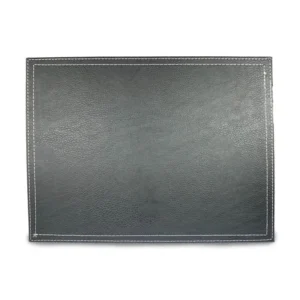 Individual Rectangular Eco Cuero Doral Premium – Gris