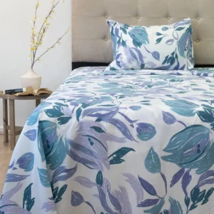 Juego de Sábanas Aterciopeladas Verde 210 Hilos TOMISA 1.5 Plazas