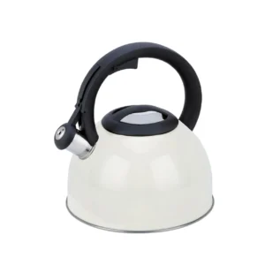 Tetera Doral Minerva 3 Litros – Acero Inoxidable con Silbato – Beige