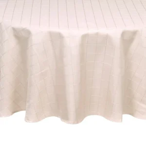 Mantel Redondo Liso Netto 180 cm – Mashini Damasco