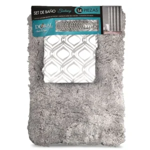 Set de baño Sidney 14 piezas - Gris