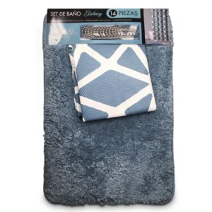 Set de baño 14 piezas Sidney - celeste