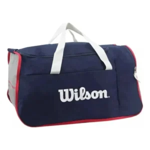 Bolso Wilson Plegable Urbano Deportivo 40L – Unisex, Reforzado, Negro para Gym, Deportes y Viaje