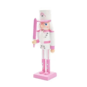 Soldado Cascanueces Rosa Con Espada 30CM
