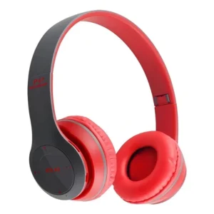 Audífonos Inalámbricos P47 Bluetooth 5.0 + EDR | Manos Libres, Sonido Estéreo, Batería de Larga Duración - Rojo