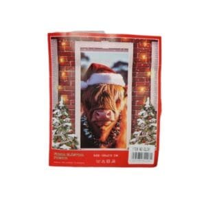 Funda Navideña para Puerta 100×210 cm – Decoración de Navidad, Cubierta Festiva Reutilizable para Entradas, Salas y Oficinas