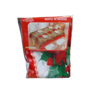 Mantel Navideño 1.5 × 1.8 m – Decoración Festiva para tu Mesa en Navidad