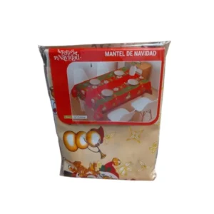 Mantel Navideño 1.5 × 1.8 m – Decoración Festiva para tu Mesa en Navidad