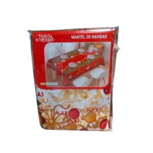 Mantel Navideño 1.5 × 1.8 m – Decoración Festiva para tu Mesa en Navidad