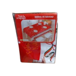 Mantel Navideño 1.5 × 1.8 m – Decoración Festiva para tu Mesa en Navidad