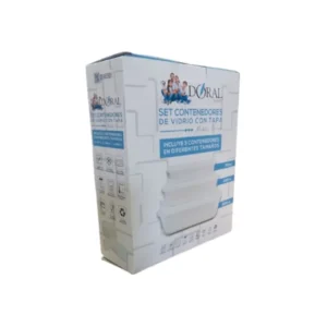 Set de Contenedores Herméticos Brisle – 700 ml, 1400 ml y 2600 ml