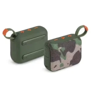 GO4 Mini Altavoz Bluetooth 4.1 | Portátil, Impermeable, Subwoofer Potente, Batería 500mAh, Sonido Estéreo - Camuflaje