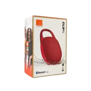 Parlante Portátil Clip 5 | 12 Horas de Batería | 8W Super Bass | IPX6 - Rojo