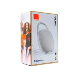 Parlante Portátil Clip 5 | 12 Horas de Batería | 8W Super Bass | IPX6 - Blanco