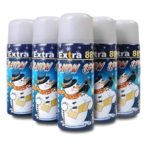 Cotillón Nieve Artificial en Spray 250 ml – Efecto Nieve Blanca para Fiestas y Decoración