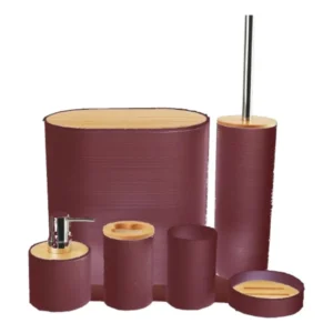 Set de Baño de Bambú Anais – Burdeo