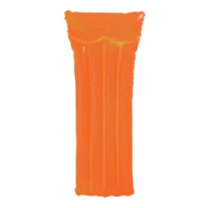 Flotador Inflable Tipo Cama | 183 x 68 cm - Naranjo