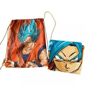 Toalla de Playa Dragon Ball Z 70 x 140 cm con Bolso