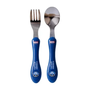 SET DE CUBIERTOS COLECCIÓN MARVEL - CAPITAN AMERICA