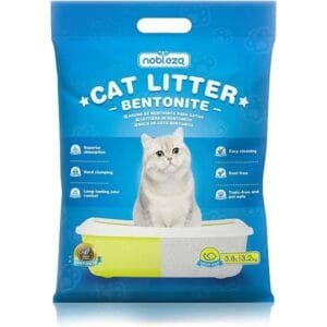 Arena de Bentonita para Gato Biodegradable 3.2 Kg | Absorbente y Control de Olores