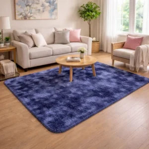 Alfombra Tomisa 140 x 180 cm | Alfombra Decorativa Moderna para Living y Dormitorio - Morada