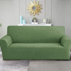 Funda de Sillón Doral Anastasia - Diseño Madera - 2 Cuerpos 140 x 180 cm - Verde