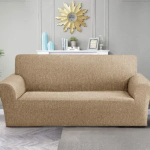 Funda de Sillón Doral Anastasia - Diseño Madera - 1 Cuerpos 90 x 140 cm - Café