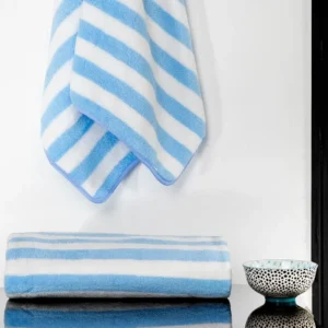 Juego de Toallas Oporto Doral 2 Piezas | Toalla de Mano y Baño - Celeste