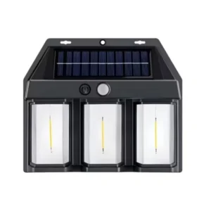 Lámpara Solar LED con Sensor de Movimiento 1800LM | Exterior 3 LED