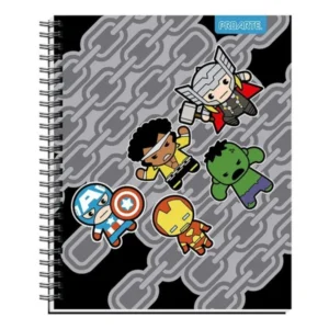 Cuaderno Proarte 100 Hojas 7 mm Marvel Kawai | Papel 50 g/m² 20,2 x 25 cm