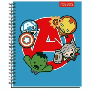 Cuaderno Proarte 100 Hojas 7 mm Marvel Kawai | Papel 50 g/m² 20,2 x 25 cm