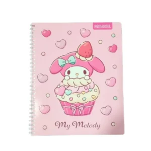Cuaderno My Melody Proarte 100 Hojas Cuadriculadas 7 mm 20,2 x 25 cm