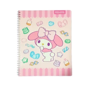 Cuaderno My Melody Proarte 100 Hojas Cuadriculadas 7 mm 20,2 x 25 cm