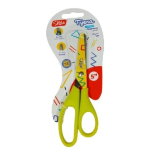 Tijera Skole de Acero Inoxidable Punta Roma 5” - Verde