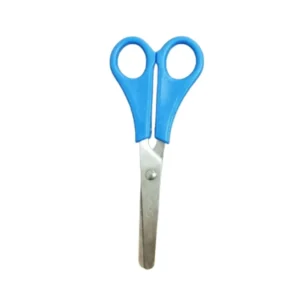 Tijera Skole 5” de Acero Inoxidable Punta Roma - Azul