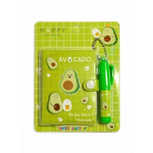 Libreta Pequeña 7x6 cm con Broche y Mini Lápiz | Cuaderno Cute Diseño Animado