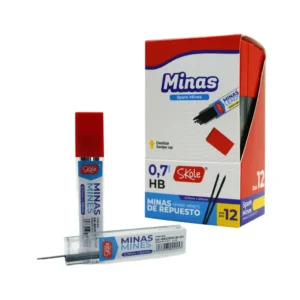 Minas HB 0.7 mm Skole | Repuestos para Portaminas Escritura Precisa