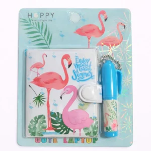 Libreta Pequeña 7x6 cm con Broche y Mini Lápiz | Cuaderno Cute Diseño Animado