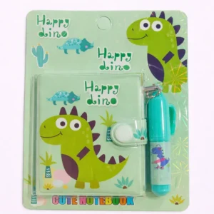 Libreta Pequeña 7x6 cm con Broche y Mini Lápiz | Cuaderno Cute Diseño Animado