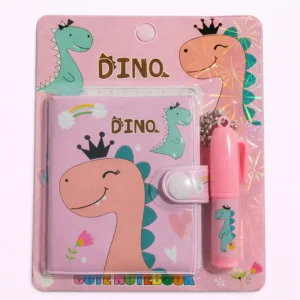 Libreta Pequeña 7x6 cm con Broche y Mini Lápiz | Cuaderno Cute Diseño Animado