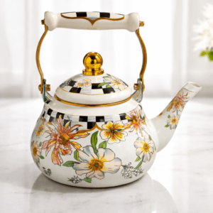 Tetera Enlozada 1,5 Litros | Resistente y Clásica