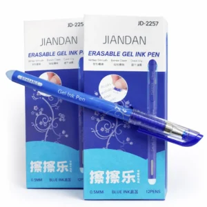 Set 12 Lapices De Gel Borrable Azul 0.5 mm | Escritura Suave y Precisa