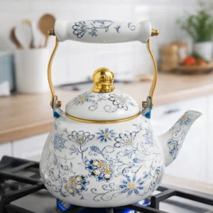 Tetera Enlozada 1,5 Litros | Resistente y Clásica